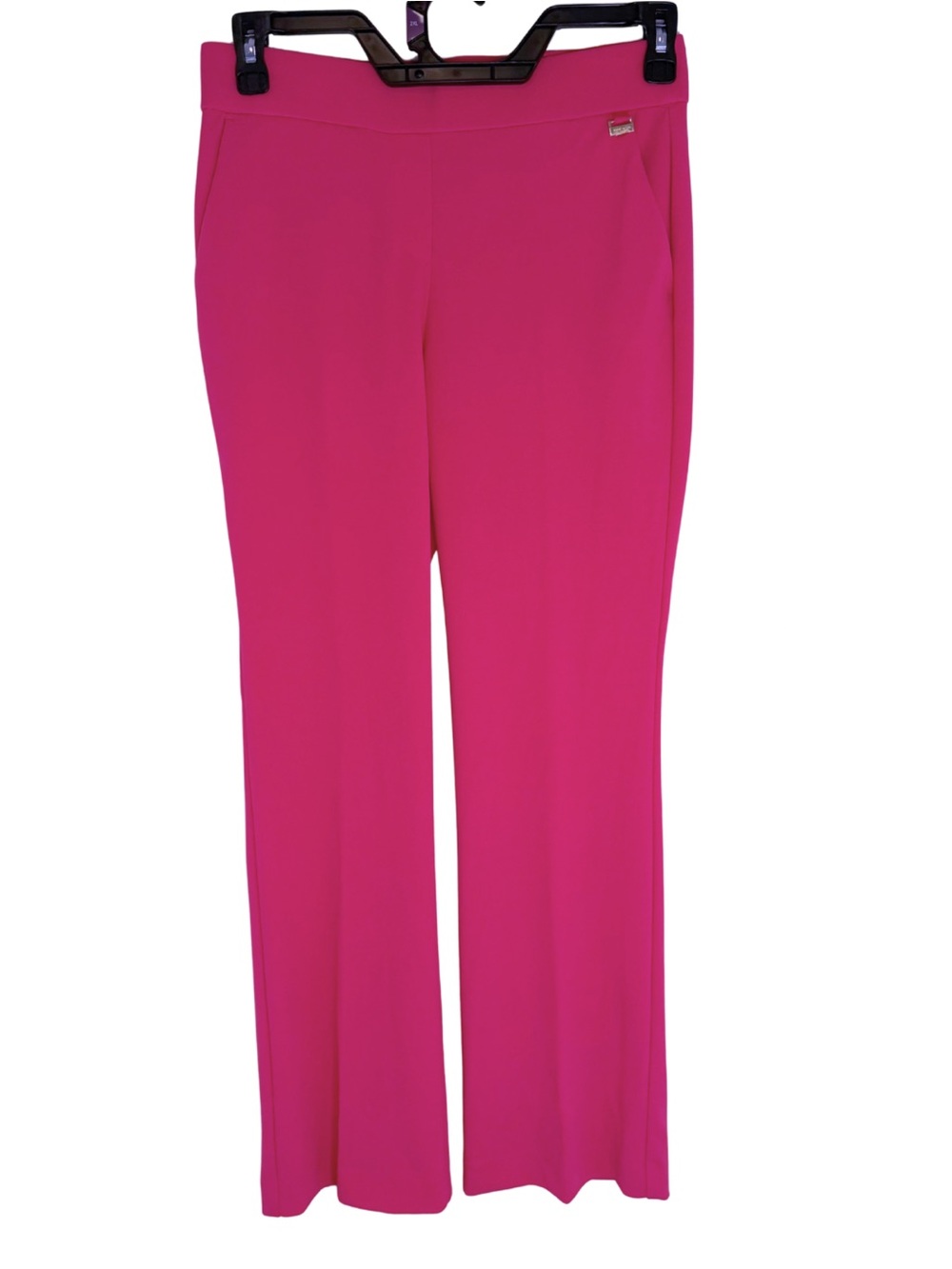 Anne Klein Hot Pink Boot-Cut Pants Size Small
